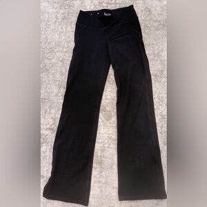 TEK Gear Long Boot Cut Yoga Shapewear Black Pants. Size Small